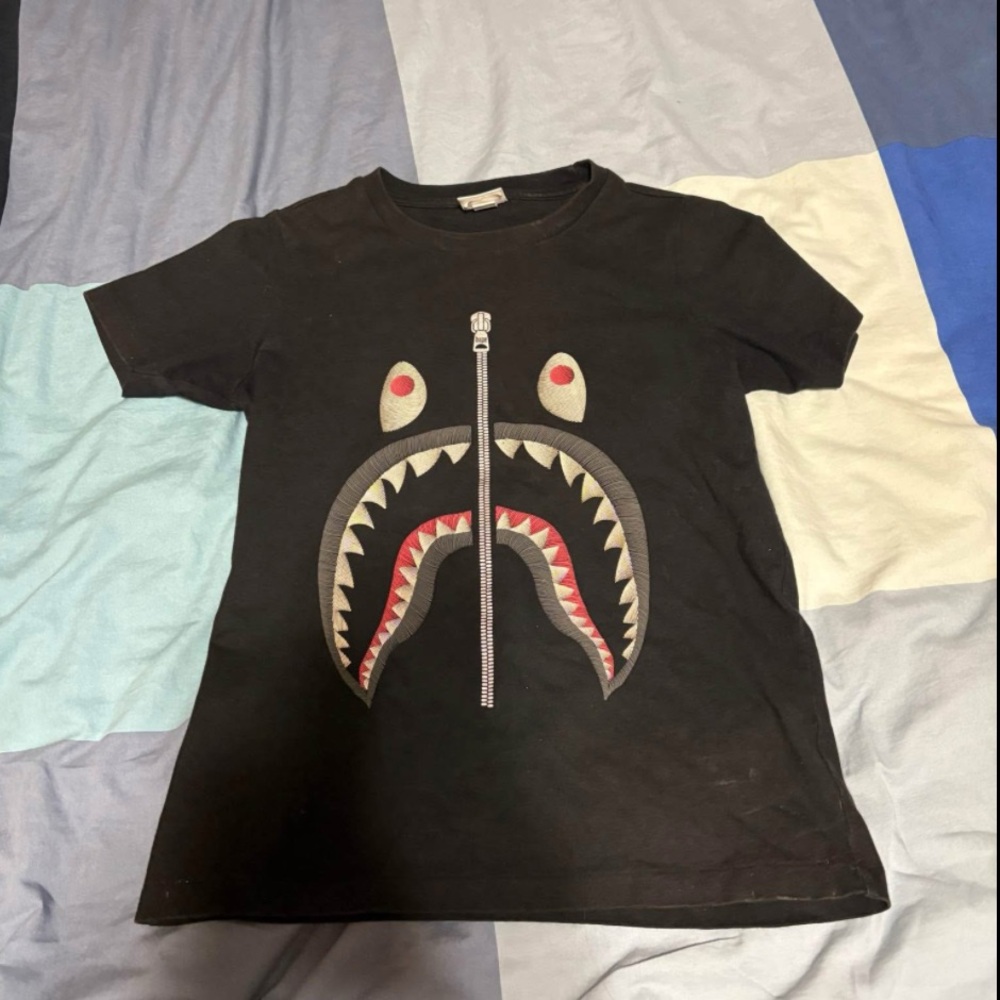 Bathing Ape shark zipper shirt